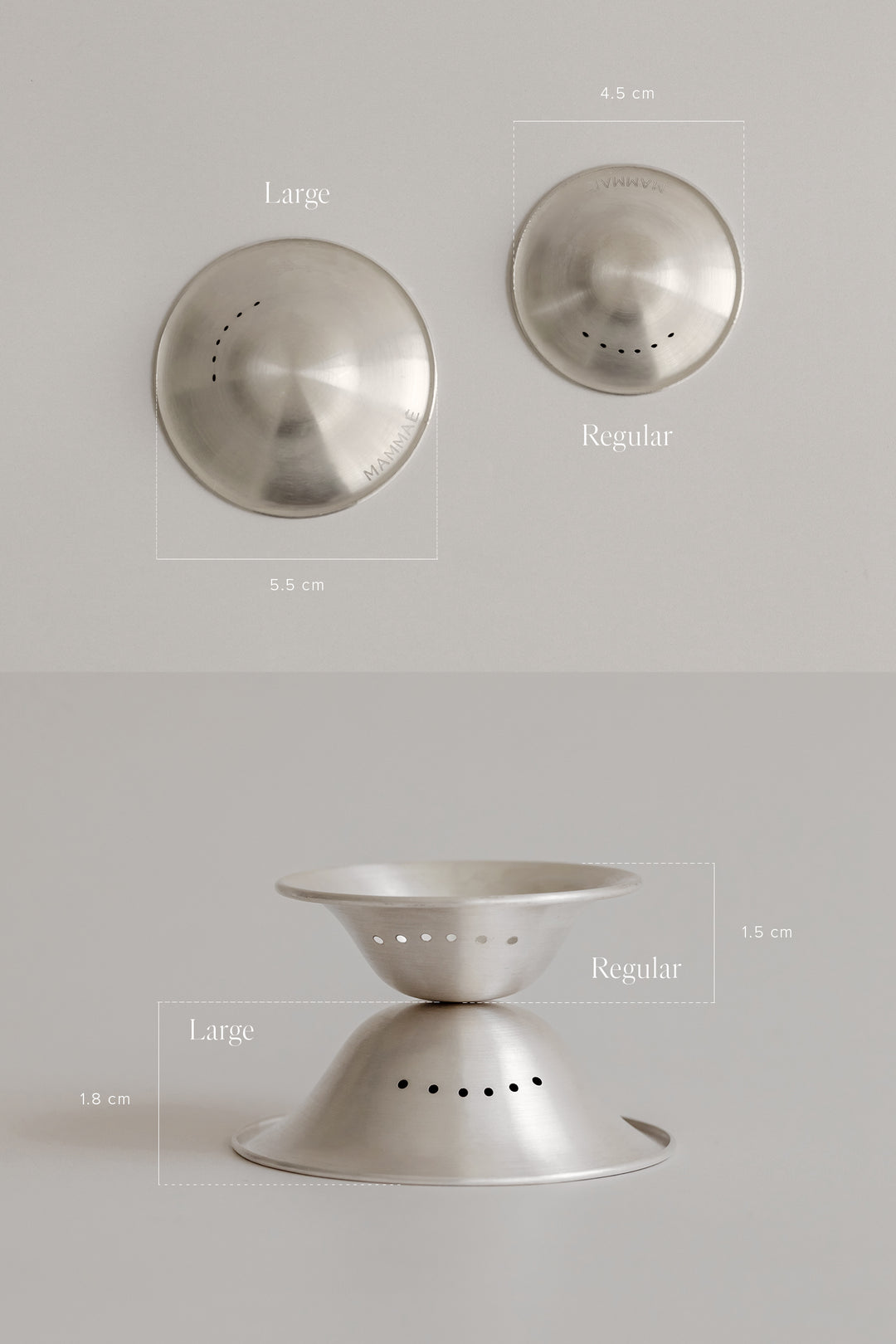 Breathable Silver Nursing Cups - Bosom Ritual Objects