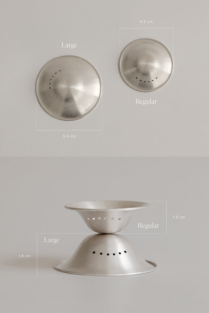 Breathable Silver Nursing Cups - Bosom Ritual Objects
