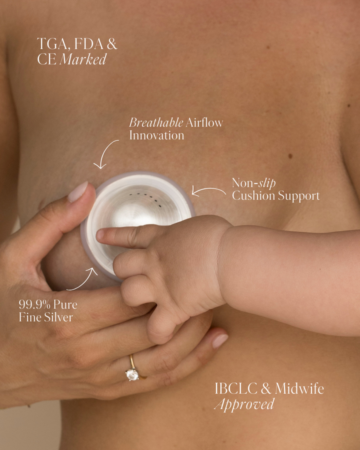 Breathable Silver Nursing Cups - Bosom Ritual Objects